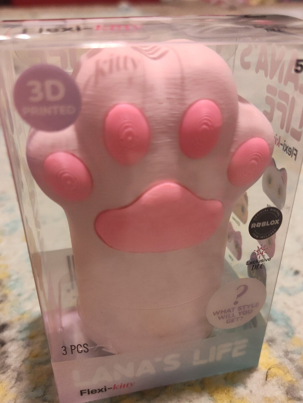 New Unopened Lana's Life Pink Flexi kitty